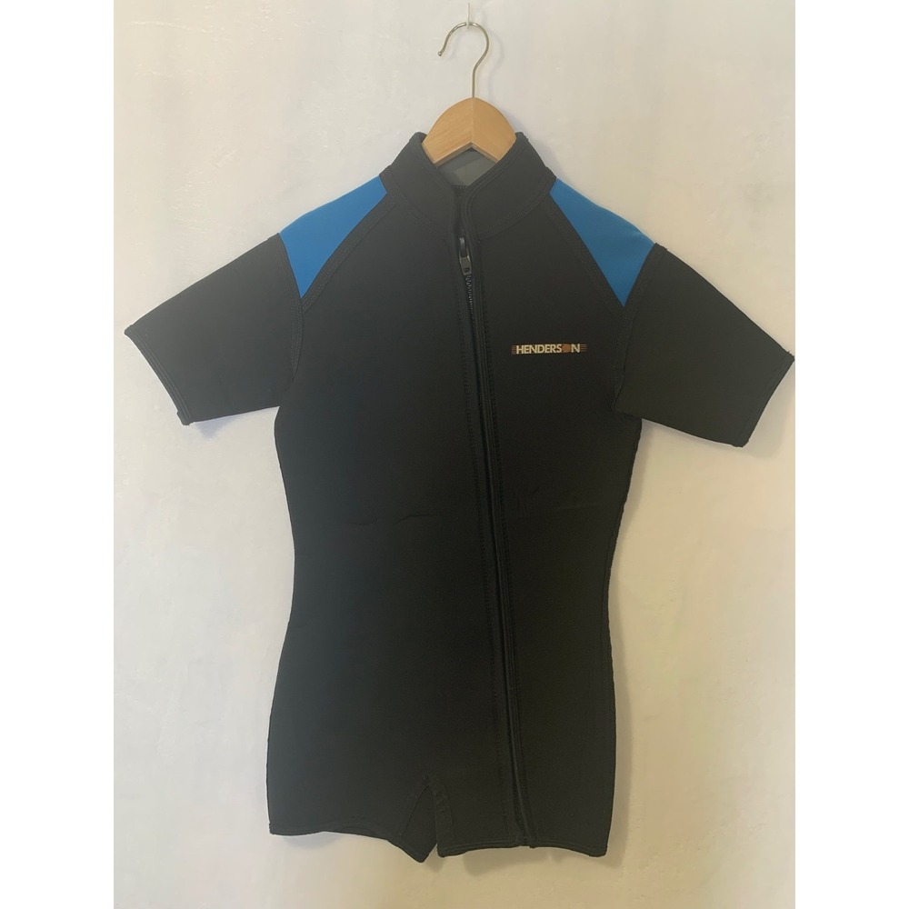Henderson Size 12 Women's Front Zip shortie wetsuit 3mm Dive Suit Snorkel